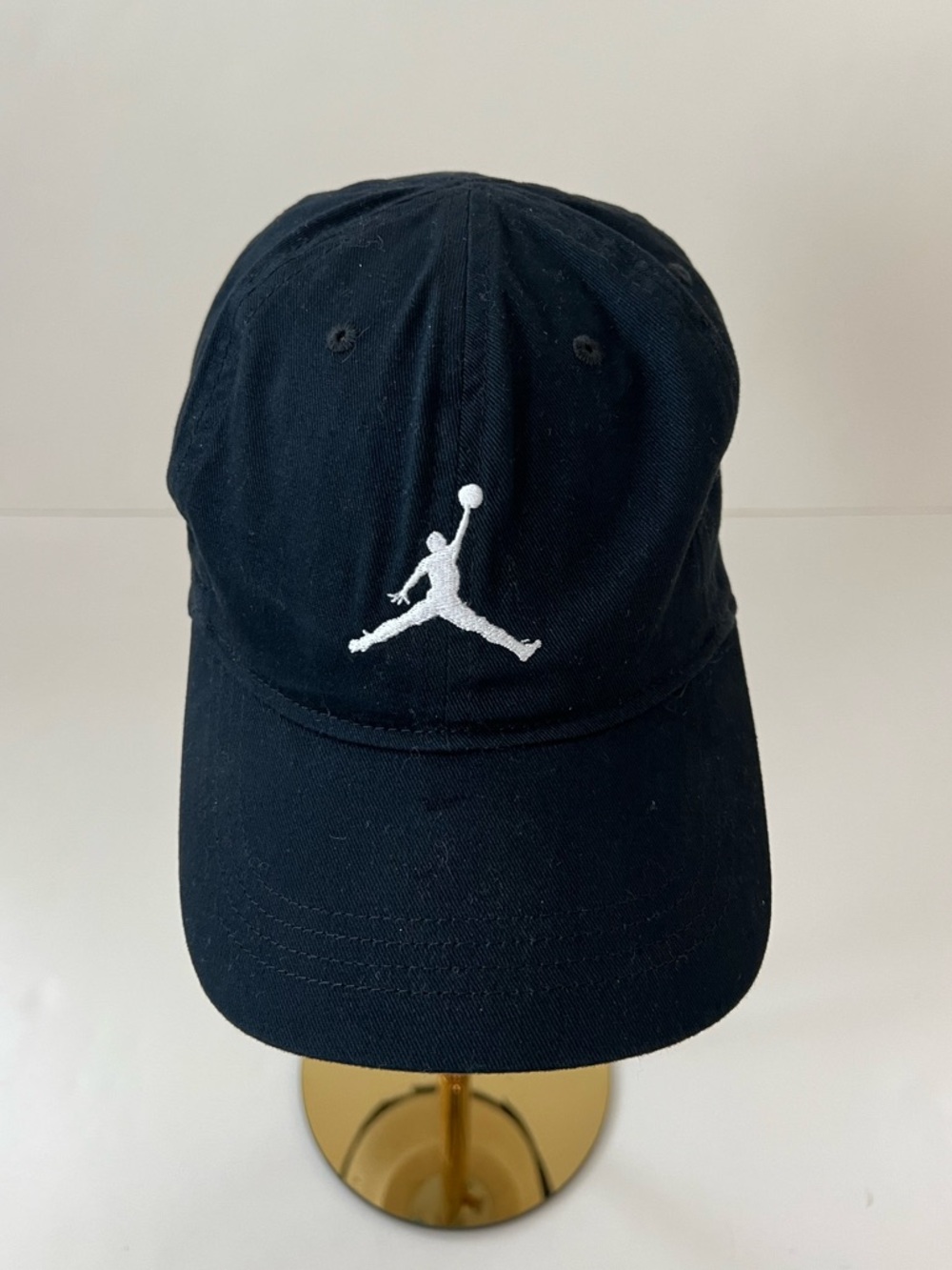 Youth Jordan Black baseball cap Hat Black unisex 100% cotton